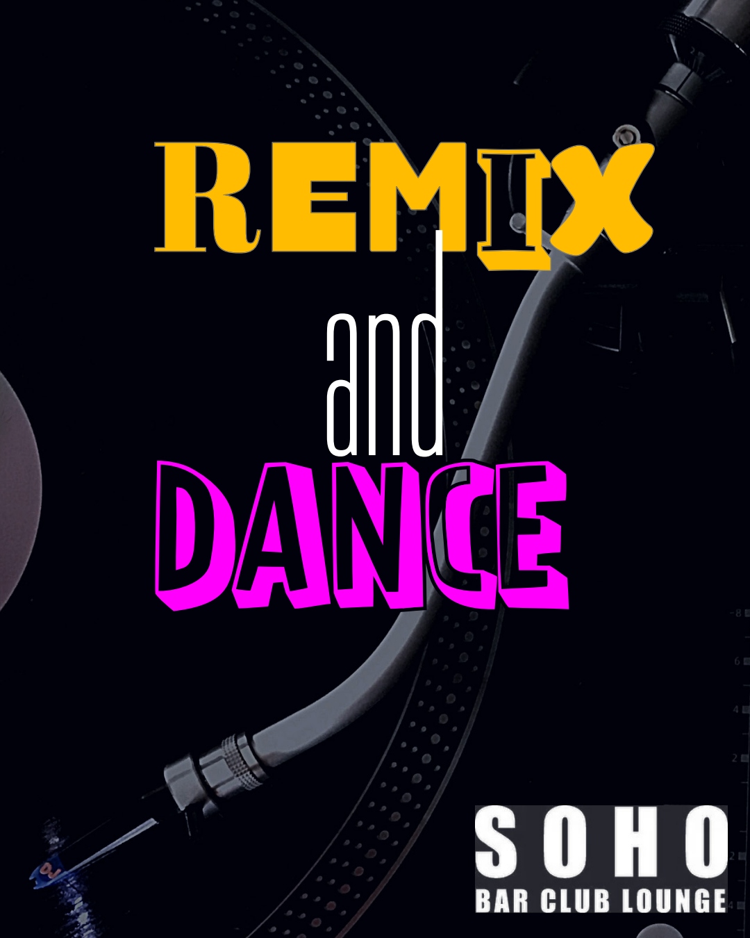 Remix and Dance - Flyer